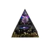 Venta Caliente Transfronteriza Pirámide de Cristal Nueva Creativa Hogar Escritorio Hecho a Mano Pegamento Desmagnetización Bola de Cristal Pirámide Adornos