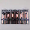 Brocha de polvo suelto de alta calidad de una sola pieza para comercio exterior transfronterizo, en caja con mango de madera y cerdas sintéticas, para maquillaje facial, base, corrector y contorno