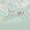 Trébol de Cuatro Hojas de la Suerte Clip para Oreja de Circonita Sin Perforación Moda Estilo Callejero Estilo Moderno Arete Flor de Cuatro Pétalos Ear Cuff Venta al por Mayor