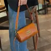 Bolsa de Hombro Retro para Primavera y Verano 2025 Bolso Baguette Bolso de Hombro Cruzado de Gama Alta Textura de Cadena de Nicho Bolso Cuadrado Pequeño