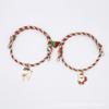 Nuevo Pulsera de Navidad Imán de Amor Succión Pulsera de Pareja Un Par Regalo para Novia Joyería de Mano Papá Noel