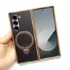 O Suporte é Adequado para Capa de Celular Samsung Z Fold7, Suporte Invisível Galaxy Z Fold6, Capa Protetora Anti-Queda com Toque de Pele