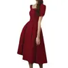 Novo Vestido Vermelho 2026 para Madrinhas, Adequado para Uso Diário, Noivado, Vestido de Noite Petite para Mulheres