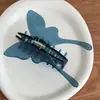 Nuevo Clip de Mariposa de Acetato de Estilo Francés, Suave y de Alto Temperamento, Pinza de Tiburón Dulce y Colorida para la Parte Posterior de la Cabeza