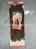 Peluca Africana Enrollada de 24 Pulgadas Desgarro Manual Oruga Afro Kinky Cabello para Trenzas Marley