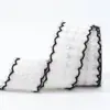 Borde de Botón/Borde Recto Doble Cara Brillo Mil Cuadrículas Pájaro Lazo Hecho a Mano Cinta Material DIY Accesorios para Ropa Empaque de Caja de Regalo