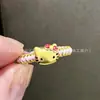 Anillo de Oro Puro 999 para Mujer, Estilo Nuevo, Anillo Trenzado de Cuerda Tejida Hecho a Mano, 24K, Venta al por Mayor para Regalos