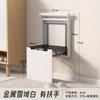 Taburete Plegable Antiguo de Punto Temprano para Cambiarse los Zapatos Montado en la Pared con Reposabrazos Taburete Invisible para Usar al Entrar Taburete Plegable de Pared para Baño