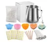 Kit para hacer velas, suministros, cera de abejas, herramientas para hacer velas, recipiente para verter, molde para velas