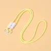 Cordón para Teléfono Móvil, Cruzado al Cuerpo, Colgante para Cuello, Tejido a Mano en Nylon para Muñeca, Antiperdida, Hecho a Medida, Hebilla Metálica de Color Contrastante, Estilo Largo Ajustable, Uso de Tres Vías