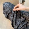 Pantalones anchos y estrechos de seda de hielo teñidos con lazo para mujer, primavera y verano, pantalones largos informales de cintura alta y drapeados, finos y rectos, adelgazantes