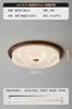 Lámpara de Techo para Dormitorio Estilo Medieval de Gama Alta Simple Americana Retro Nogal Hogar Súper Brillante Protección Ocular Lámparas para Sala de Estudio