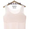 Ropa interior para estudiantes en período de desarrollo para niñas, estilo largo con tirantes anchos, chaleco pequeño de primera etapa para niñas de secundaria y preparatoria, camisola anti-golpes