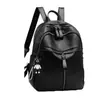 Mochila Casual de Couro Macio Estilo Coreano 2025 Grande Capacidade Textura para Trabalho e Viagem Mochila de Moda Feminina