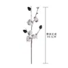 5 Ramas Artificiales de Algodón, Flores Falsas para Ramos de Boda, Pared de Flores de Rosa, Decoración para el Hogar Transfronteriza Estilo Ins