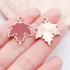 30 Colgantes Variados de Hoja de Arce y Hoja Vegetal Esmaltados de Aleación para Acción de Gracias Accesorios de Joyería DIY para Pulseras, Collares y Colgantes