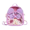 2026 Comércio Exterior Transfronteiriço Mochila Infantil Laço Fofo Mochila para Meninos e Meninas Jardim de Infância Bebê Viagem Escola Mochila Pequena