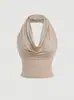 2026 Transfronterizo Europeo y Americano Estilo Moda Amazon Chica Sexy Caliente Versátil Top sin Mangas de Cuello Halter Pieza Única Top de Tres Formas de Usar para Mujer
