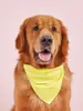 Bufanda Deslizante de Color Sólido para Perro Gatos Perros Grandes, Medianos y Pequeños Ropa para Perros Accesorios para la Cabeza Babero Bandana Bufanda Triangular
