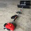 Cepillo Pequeño para Césped y Quitanieves, Cepillo de Mochila para Césped a Gasolina Empujado a Mano, Accesorios para Máquina Peinadora de Césped de Mano