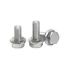 En Stock Acero Inoxidable 304 Tornillos de Brida Hexagonales Externos Dentados Ampliados M4~M16 Tornillos de Brida Antideslizantes Hexagonales Externos