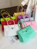 Bolsas de Gelatina de Moda para Mujer de Este Año 2026 Nuevo Estilo Bolsas tipo Sobre Bolsos de Gran Capacidad Bolsos de Hombro para Viajes