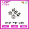 AKW Angke fabricantes fornecem 697RS 7*17*5 rolamento miniatura Motor Motor rolamento de equipamento mecânico