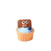Juega con Postres Divertidos, Juguetes de Comida, Cupcakes Navideños Simulados, Postres de Resina, Adornos para Cajas de Música DIY