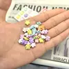 Flor de Desenho Animado Tinta Contas Separadas Pulseira de Contas Acessórios de Joia Corrente de Celular Material DIY Acessórios de Liga Acessórios