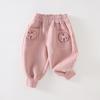 Calça de Moletom Esportiva Infantil Outono e Inverno Nova Confortável Tendência Amiga da Pele Atividade Diária Ao Ar Livre Calça Jogger para Bebê