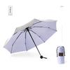Fabricantes guarda-chuva dobrável cinco vezes oito varetas ultraleve mini de bolso para sol guarda-sol feminino proteção solar e sombreamento dupla finalidade fabricantes
