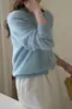 Cardigã de Tricô Macio e Quente para Outono/Inverno, Espesso, de Lã Fleece Escovada, Gola V, Manga Longa, Peça de Roupa Externa Suave e Confortável, de Botão Único, Adequado para Mulheres.