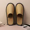 Pantuflas desechables engrosadas para hotel, de alta gama, para hoteles, casas de huéspedes, salones de belleza, uso doméstico, antideslizantes, logo personalizable