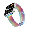 Adecuado para Correa de Reloj Redmi Watch 6, Pulsera con Hebilla Milanés de Acero Inoxidable, Correa de Metal para Smartwatch Redmi 4/5