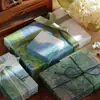 Campos de Flores de Monet Pintura Famosa Retro Papel de Regalo Creativo DIY Material Hecho a Mano Papel Papel de Regalo Papel para Cubierta de Libro