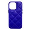 Para iPhone14promax capa de celular jaqueta acolchoada romboidal Apple 13 jaqueta acolchoada borda oleada capa protetora totalmente abrangente