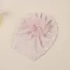 Chapéu Floral Estilo Indiano para Bebê Menina, Touca de Dormir para Recém-Nascido, Turbante de Princesa Fino de Verão