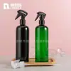 Botella de plástico PET de 500 ml botella con atomizador negro botella para limpiar manchas de aceite botella con fotocatalizador formaldehído suministros para coche botella