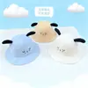 Gorro de Algodón Puro para Bebé Primavera y Otoño Nuevo Lindo Súper Lindo Perro Sombrero de Pescador Protección Solar para Niños Sombrero de Cubo para Bebé