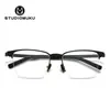 Gafas Muku de Studiomuku, una Montura de Gafas de Media Montura con una Fuerte Aura, Es Ligera y No Elige la Forma de la Cara