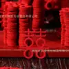 Mini Pegatinas de Doble Felicidad Hechas a Mano para Decoración de Bodas, Pegatinas Rojas de Doble Felicidad para Artículos de Boda
