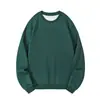 Sudadera de cuello redondo para hombre y mujer, nuevo modelo otoño e invierno 2026, camiseta base de color liso de 280 g, camiseta de manga larga de algodón multicolor para hombre