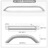Mango Extendido Grueso con Espaciado Amplio entre Agujeros, Mango Curvado de Aleación de Aluminio de Alta Resistencia, Mango Sólido para Máquina Herramienta Industrial