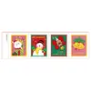 Navidad Lindos Dibujos Animados Pegatinas de Tatuaje Infantiles Lindas Divertidas Despegables Pegatinas Faciales Pegatinas de Decoración para Diario Impermeables Festival Fiesta