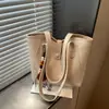 Bolso tote de moda retro de gran capacidad para mujer, nuevo estilo 2026, bolso de hombro versátil, bolso de axila, bolso para el trabajo