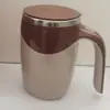 Taza de agitación automática magnética, taza de café portátil para perezosos, taza magnetizada de acero inoxidable, se puede imprimir con logo, taza