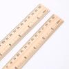 Nueva Regla de Madera de Doble Escala de un Solo Lado 15Cm20Cm30Cm Regla de Madera Regla para Papelería de Estudiante Regla de Madera