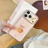 Funda Linda Gato Galleta Manzana 17pm Teléfono iPhone 18 Transparente 16 Epoxi 15 Compatible 14 Cobertura Total Dulce