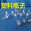 PET Transparente Ultrapequeno DIY Rolha de Plástico Pingente de Cortiça Garrafa Colar de Desejos Garrafa Plástica, Garrafa Pingente