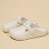 Pantuflas Baotou Sandalias de Plataforma de Verano Estilo Birkenn Unisex Medias Zapatos de Exterior Sandalias Antideslizantes Sin Tacón Marca de Moda Zapatos para Dedo Gordo